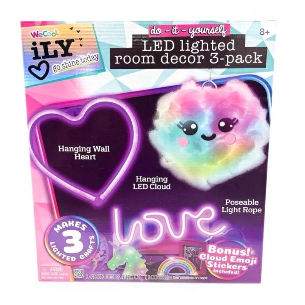 NEW!!! iLY LED Lighted Room Decor 3-Pack